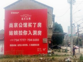 淮滨墙体广告在乡镇、农村市场的媒体优势