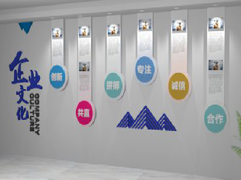 淮滨企业文化墙需要传递什么办公文化？